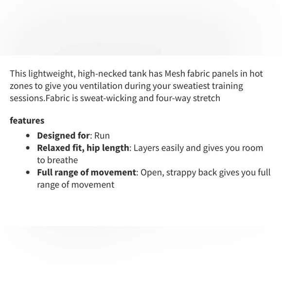 Lululemon Run Off Route Tank -EUC - Picture 11 of 11